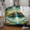 1pc Turtle Mandala Blanket Lightweight Flannel Blanket Throw Blanket For Sofa, Bed, Travel, Camping, Livingroom, Office yy251015191
