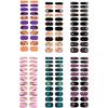 Halloween Full Nail Strips Full Nail Wraps Luminous Halloween Nails Stickers Gel Nail Strips Nails Art Decoration