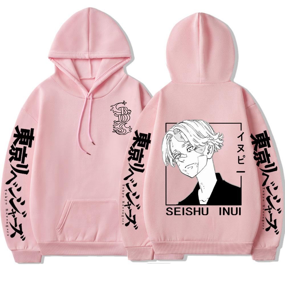 Japanese Anime Tokyo Revengers Hoodie Seishu Inui Graphic Hoodies Harajuku Streetwear Men Women Fashion Long Sleeve Oversized Sweatshirt