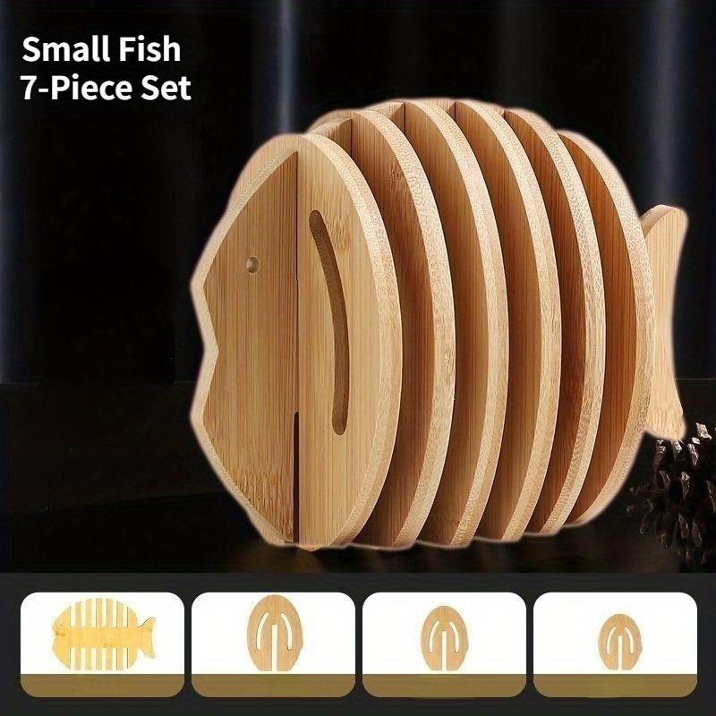 1Pc Cup Mat Heat Insulation Mat Wooden Dining Table Mat Heat-resistant Meal Mat Vegetable Mat Household Dish Mat Bowl Mat (as the picture,1pc)