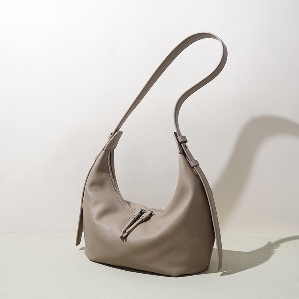 Dumpling Bag Women's Casual New Shoulder Messenger Bag with Unique Texture, Fashiable and Versatile, Simple and Classic