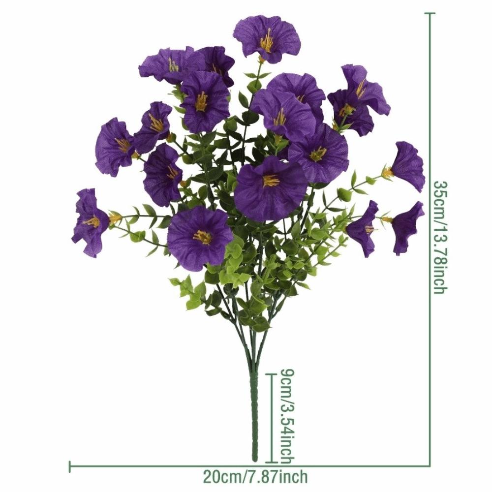 Künstliche Pflanzen Künstliche Stiefmütterchen Herbstdeko DIY Blumiger Eukalyptus Blumenstrauß Weicher Realistischer Simulierte Veilchen Sträuße