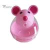 Cat Treat Dispenser Toy Large Capacity Transparent Design Mouse Shape Cat Interactive Toy Food Dispenser Treat Toy