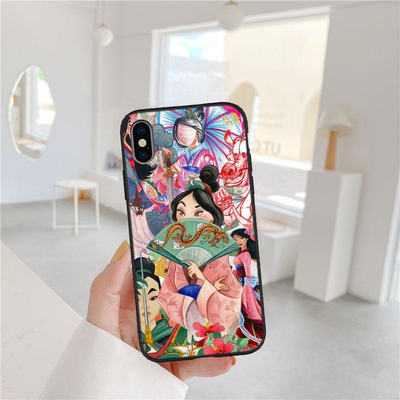 CJ89 Prinzessin Mulan Soft Shell Handyhülle für Samsung Galaxy Note 10 20 S23 S24 S25 Ultra FE Plus Edge Lite A02S A35 A07 A17