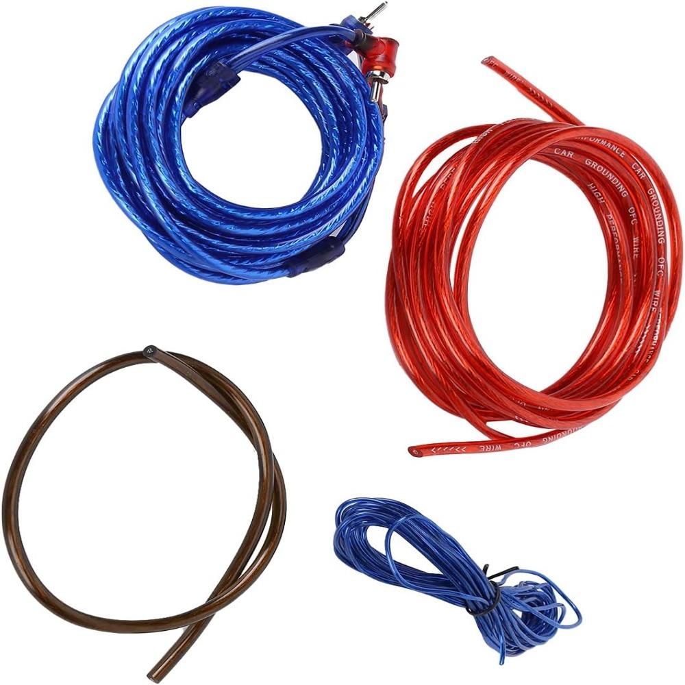 1500 Watt Car Amplifier Wiring Kit 10 Gauge Speaker Cable Kit Stereo Modification
