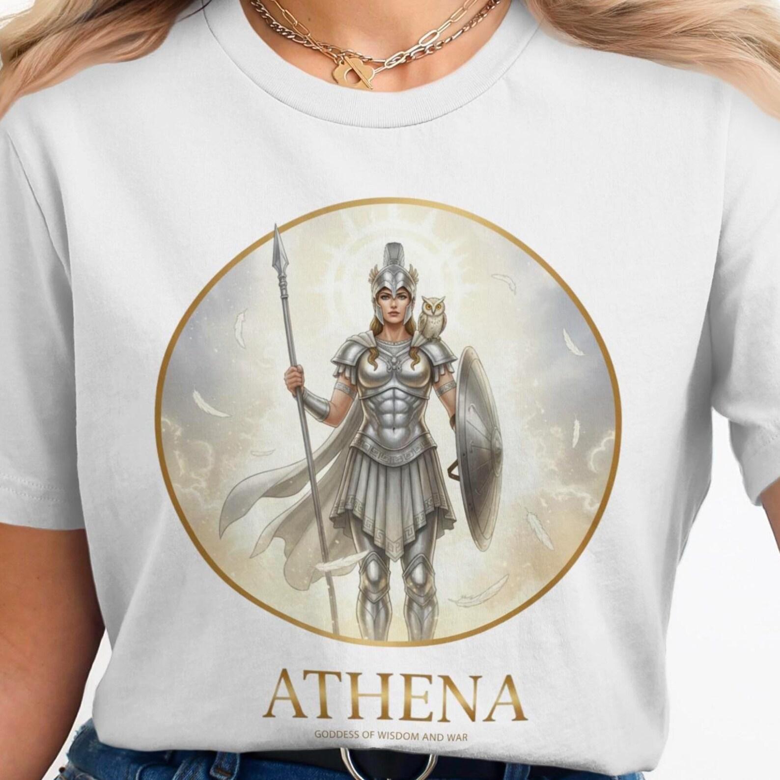 Athena T-Shirt | Greek Mythology | Goddess of Wisdom and War 3XL