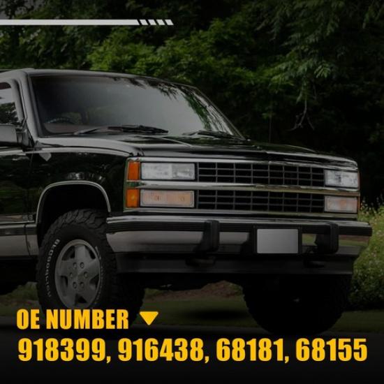 CHROME BEZEL 2Pc License Plate LED Light Housing Case Fit 1992-1994 Chevy Blazer