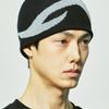 S SY X-RAY LOGO KNIT BEANIE BLACK