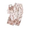 Girls' Fashionable Outfit - Summer Children's Casual Collared Sleeveless Tunic Straight Wide-leg Trousers Set