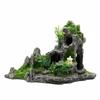 Resin Rockery Decoration Realistic Design Fish Tank Mountain Ornament Look Landscape Rock