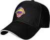 Torn Colombia Flag American Stars Stripes Baseball Cap Unisex Polyester Outdoor Golf Adjustable Sun Hat