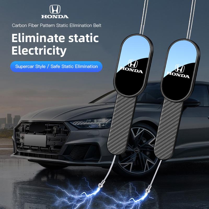 Car Metal Anti-static Belt Grounding Bar Car Styling Accessories For Honda Accord Jazz HRV Stepwgn Insight Odyssey Civic FIT CRV EC5