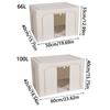 Large Capacity Closet Clothing Organizer Stackable Toy Storage Bins Fabric Storage Box  Wardrobe