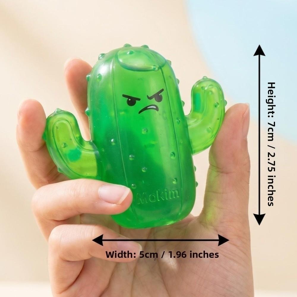 Angry Cactus Squeeze Squishy Toys Mini Stress Relief Toy New Sensory Fidget Toy  For Kids
