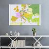 1700~1850 Mappa Vintage d'Europa Poster Storico per Studio Decorazione Murale, Mappa Politica Educativa del XVIII Secolo per Casa Aula Regalo di Geografia