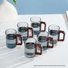 High Borosilicate Glass Cold Brew Kettle Set - Large Capacity, Heat Resistant, Household Pitcher & Cups