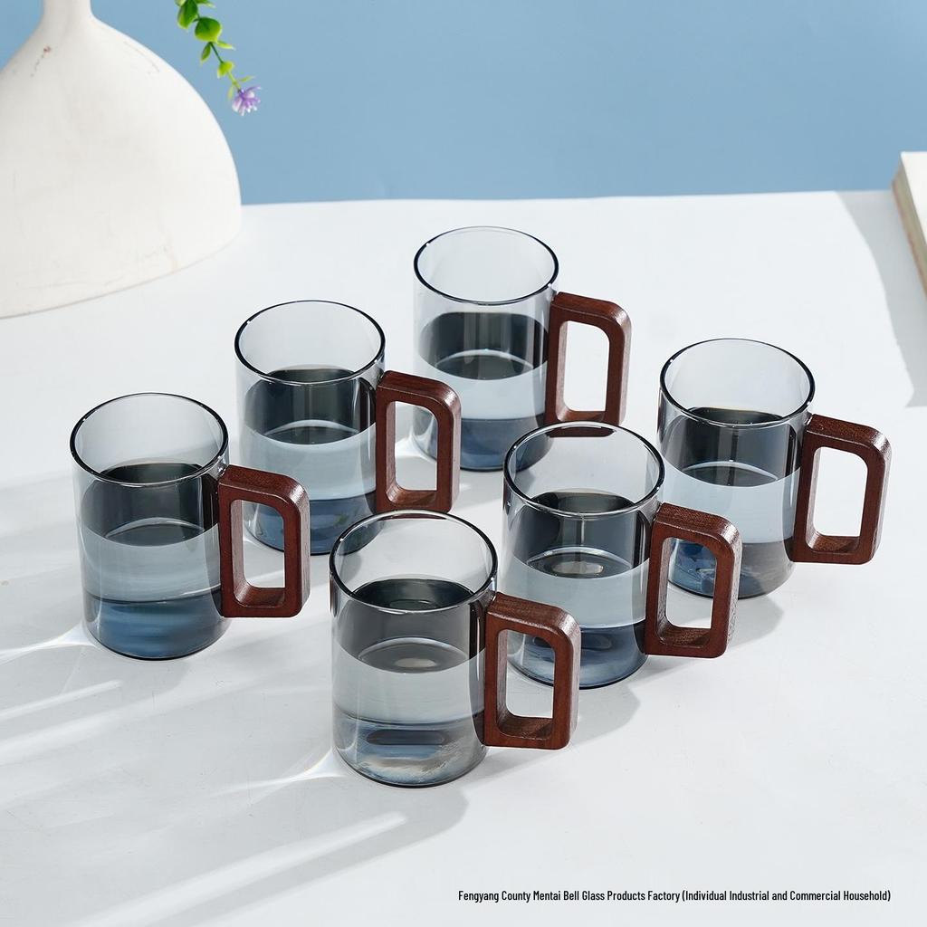 High Borosilicate Glass Cold Brew Kettle Set - Large Capacity, Heat Resistant, Household Pitcher & Cups