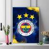 Fenerbahce SK Logo Pattern  3pcs 100% Round Full Drill 5D DIY Diamond Painting Embroidery Cross Stitch Rhinestone Décor