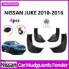 Mudflaps Fender for Nissan JUKE 2010-2016 Mud Flaps Splash Guards Front Rear Wheels Fender Car Accessories 4Pcs