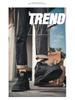 2025 Winter Men's Plus Velvet Leather Martin Boots – Thick Sole, Warm, Versatile Casual Shoes