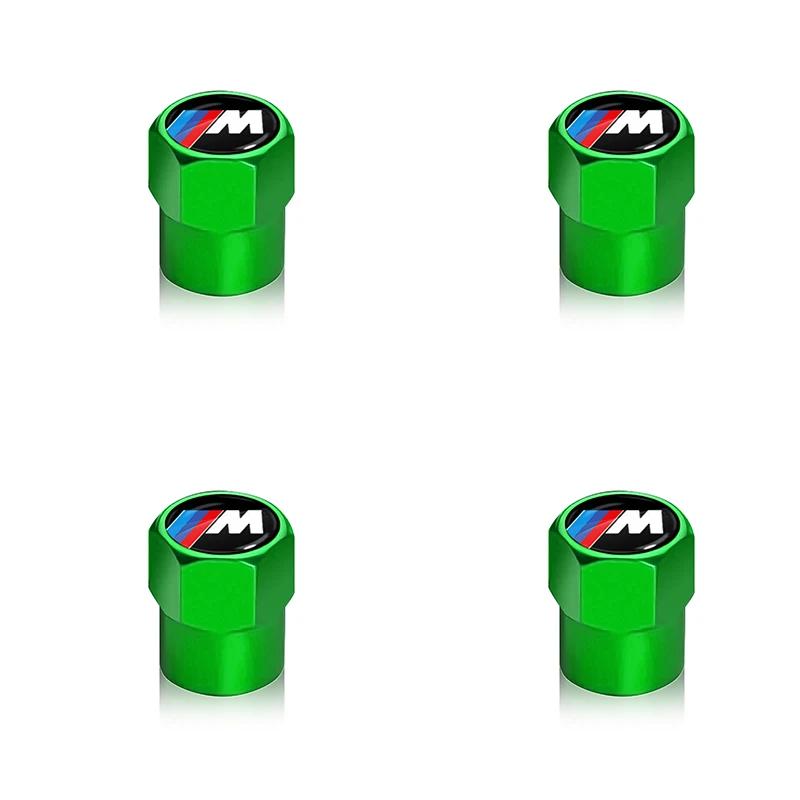 For BMW E34 E394Pcs Car Wheel Tire Valve Caps Air Stem Covers Accessories For BMW M E46 E39 E70 F10 F20 F30 X5 X6 X1 M3 M5 M6 E71 F01 F02 F87