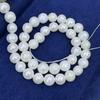 1String, White Purple Yellow Natural Freshwater Pearls, Handmade Near Round Pearl Beads for Jewelry Making DIY Crafts (Beads 9-10mm, Length 36cm)