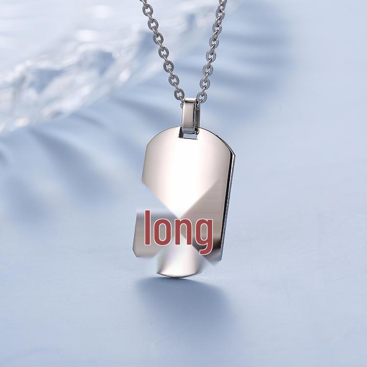 

Подвеска жетон с медицинским символом из нержавеющей стали - Титановая сталь Изогнутая Эпоксидная Ювелирная Цепочка