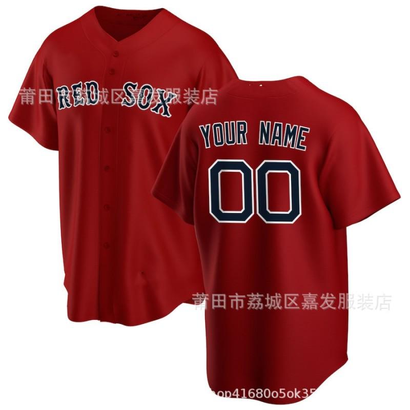 Boston Red Sox Camiseta de Béisbol Ropa para Fans Número Personalizado 34 Ortiz 5 11 Algodón Unisex Camiseta Deportiva