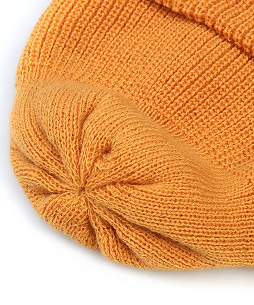 Eondeokeonteulol Winter Short Beanie Beanie / Monk Fit / Mustard