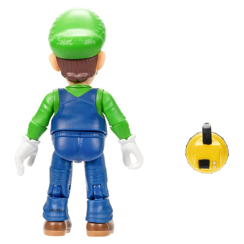 San-ei Trading Super Mario Brothers Movie Action Figure Luigi 6.5x5x13.5cm Collectible Toy TSM-02
