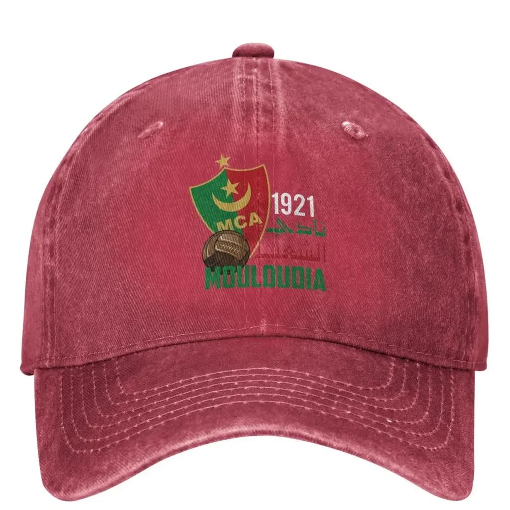 Morocco MC Alger Football Fans Denim Baseball Cap Kpop Rock Trucker Hat Summer Unisex WoUnisex Vintage SunProof Snapback Cap