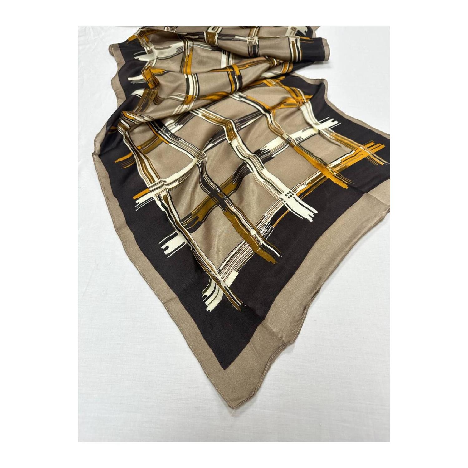 

Шарф Awam Silk из 100% чистого шелка, шаль 180*50 180 x 50 коричневый