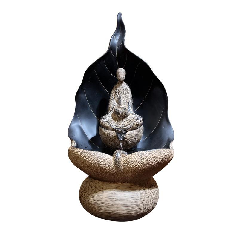 

Pet Water Fountain Automatic Cat Dog Drinker Dispenser Quiet Pump Filter Indoor Home Decor Zen Garden Art Design