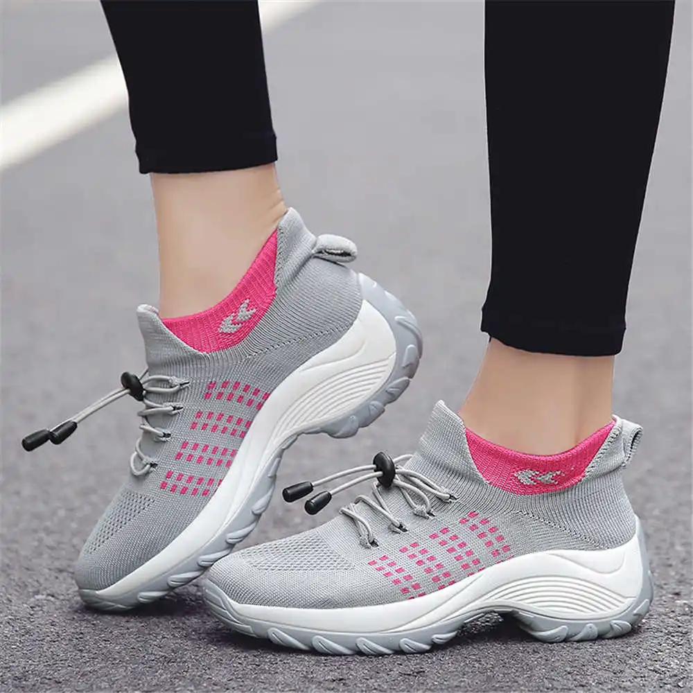 High Platform Wegde Shoes Wide Heel Dress Unique Heels Purple Tennis For Women Sneakers Sports Technology Outing Brands