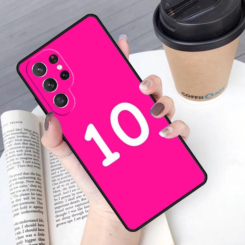 Number 10 Football phone case Cover For Samsung Galaxy S24 S25 Ultra S21 S22 Ultra S10E Note 10 Plus Note 20 FE S23