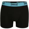 EVERLAST Men's Boxer Shorts Cotton Logo Black Set of 4