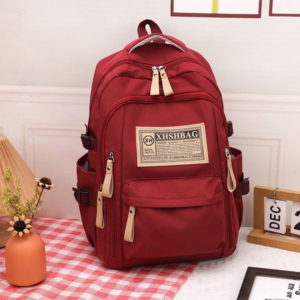 Fashion Large Capacity School Backpack Waterproof Nylon Computer Backpack Shoulder Bags Backpacks