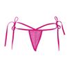 Intimo da donna con mini perizoma in rete trasparente con mini T-Back e perizoma