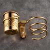 Golden Haie Dryer Rack with Cup Hair   Households Rack Hair Blow Dryer Holder Aluminum Shelf Bathroom Accessories  WF