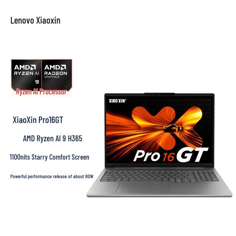 Ноутбук серии Lenovo XiaoXin Pro 16 AI 2025 (Китайская версия)