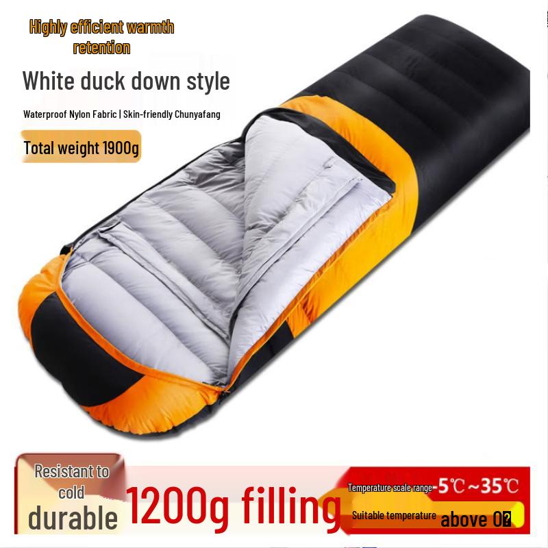 

Baichengdao White Duck Down Outdoor Camping Sleeping Bag
