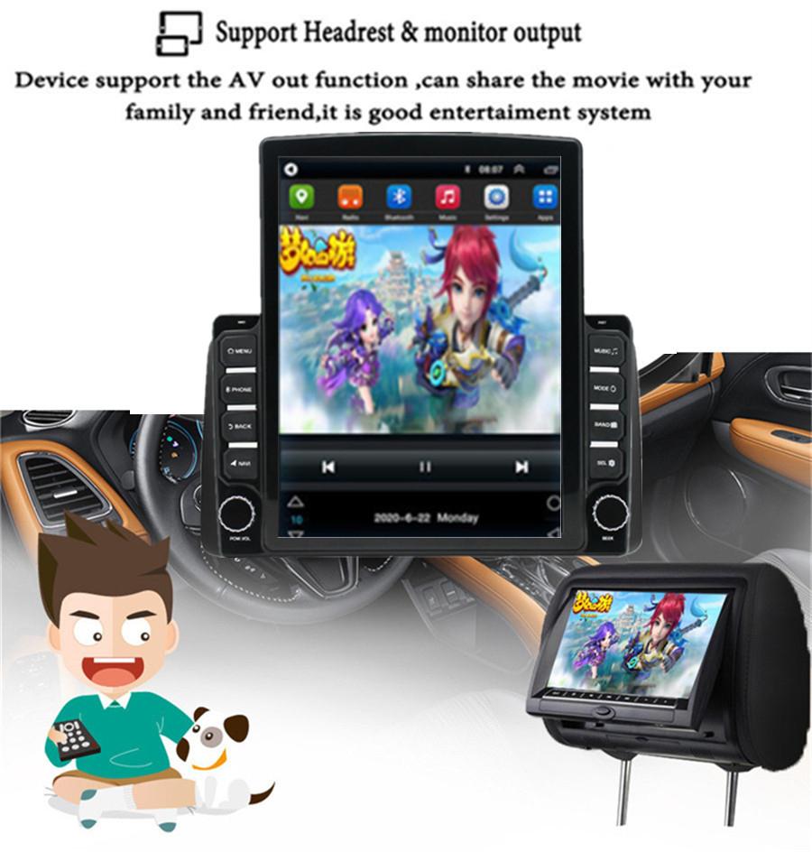 9.7" Vertical Android 11 Stereo Radio GSP Wifi For Chrysler Grand Voyager 11-15
