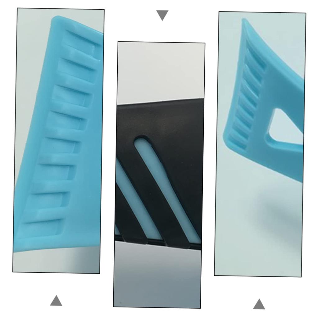 BELLIFFY 4 Stück Mini Plastik Spatel Auto Windschutzscheibe Schneefräse Schneeschaufel Werkzeug Auto Schnee