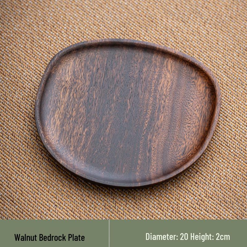 Minimalist Walnut Wood Serving Tray Panshi Tray