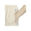 Adidas Neo Plain Logo Elastic Waist Straight-Leg Casual Shorts Women Bottoms Beige IA5011