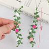 2 pezzi1:12 Casa delle Bambole Miniatura Fiore di Rosa Rampicante Rete per Rose Decorazione per la Casa Per Bambini Bambini Adulti