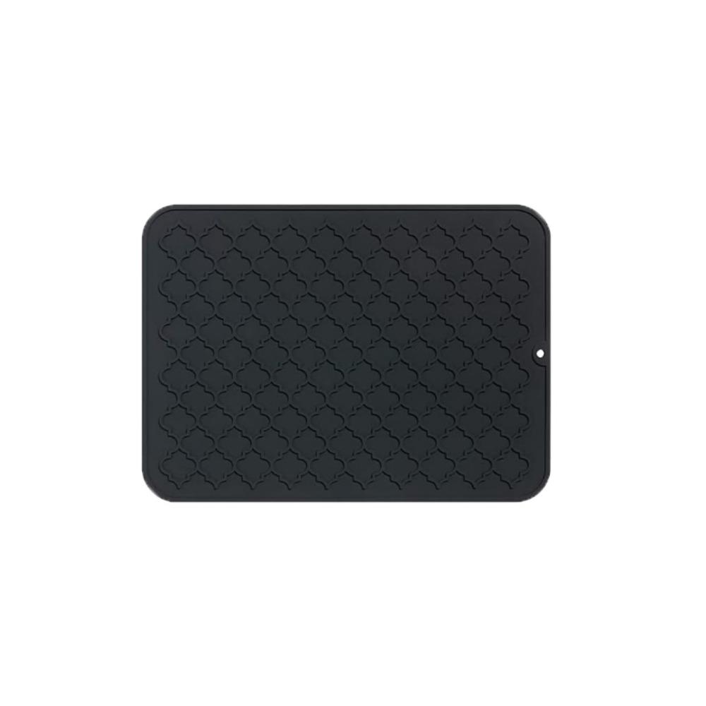 Silicone Dish Drying Mat Heat-resistant Insulation Pad Household Pot Mat  Kitchen Counter