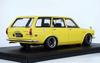 TK Company ignition model Datsun Bluebird Wagon Yellow Finished Product IG2222 1/18 (510)