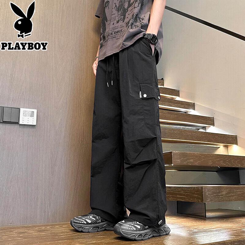 Playboy Boys Ice Silk Quick-Dry Casual Cargo Pants 3XL