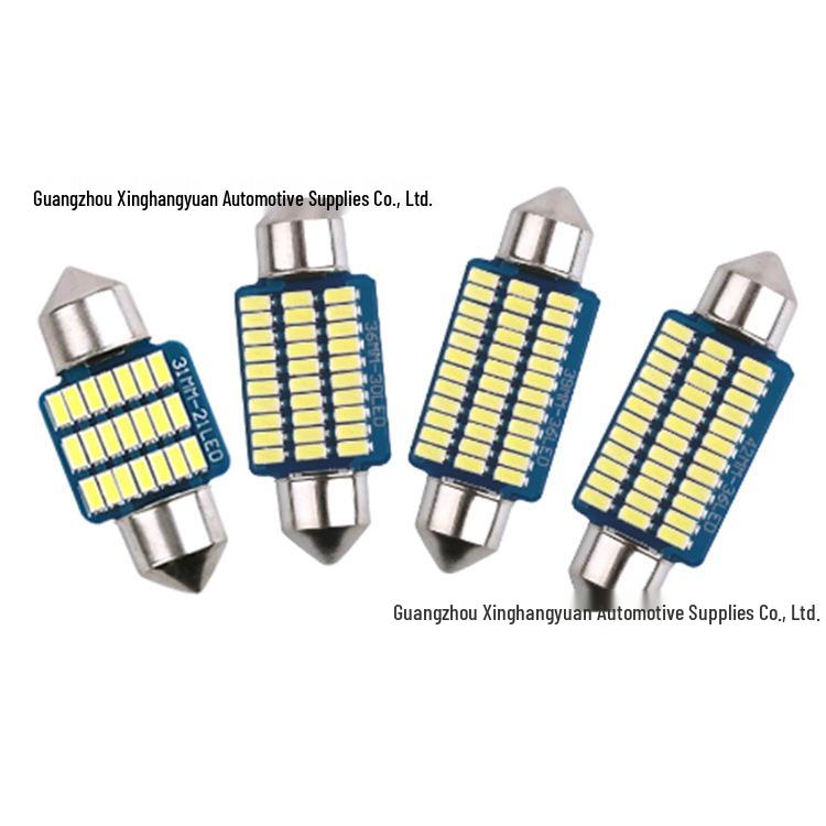 Car Dual-Ended LED Reading Light - 41MM 4014 SMD Interior/License Plate/Vanity Mirror, 31MM 